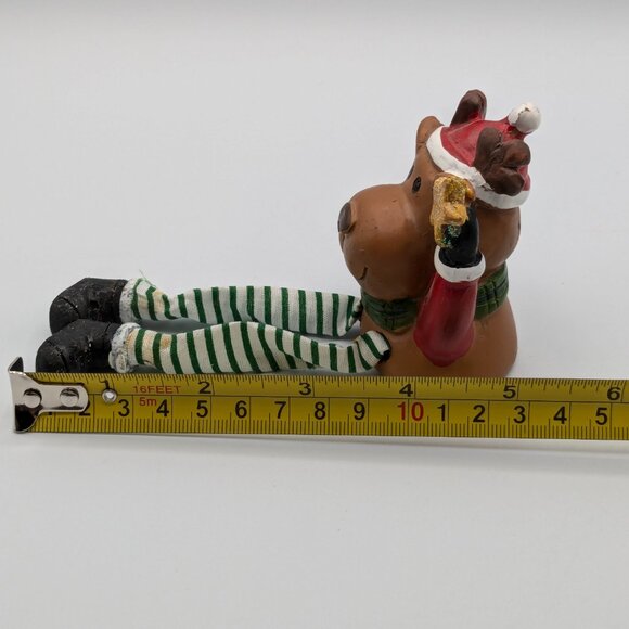 Shelf Sitter Reindeer Holiday Christmas Figurine - Picture 7 of 8